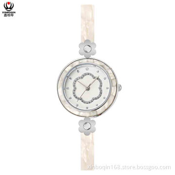 XINBOQIN Factory OEM Custom Casual Quartz Acetate Lady Watch